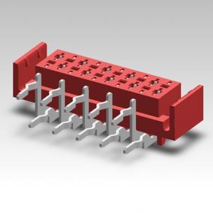 Micro Match Connector කාන්තා DIP 90 කන් KLS1-204AR සමඟ